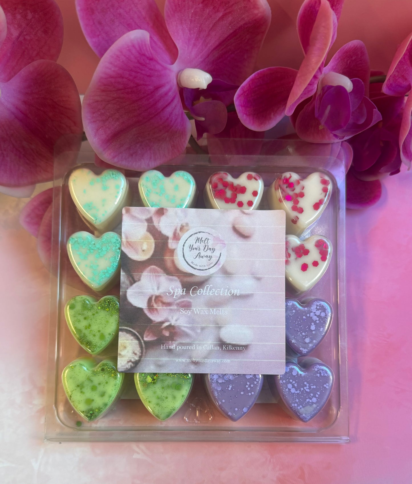 16 Heart Clamshell - Spa Collection