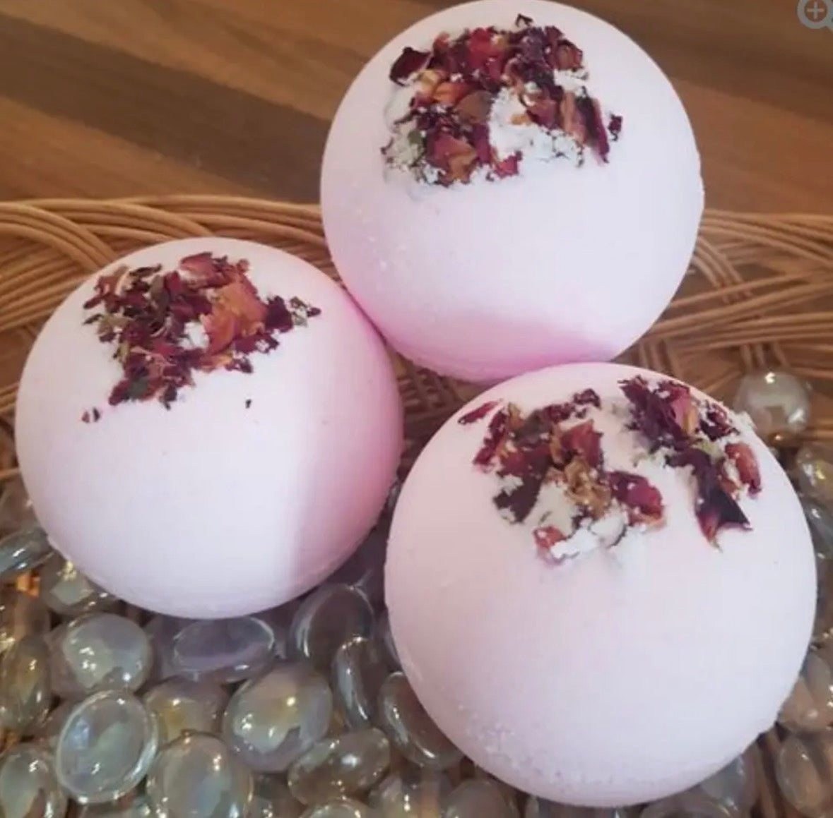 Large Elegance Rose Petal Bath Bomb