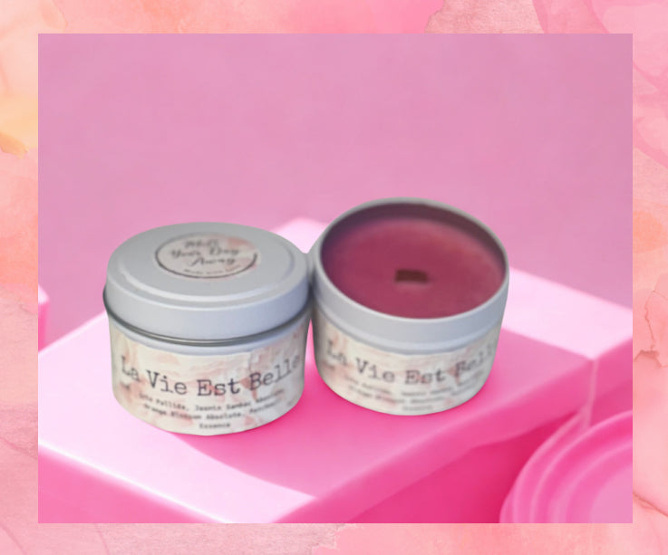 La Vie Est Belle 10cl Wood Wick Soy Candle