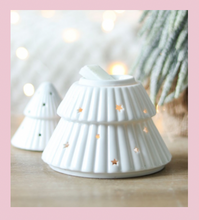 Load image into Gallery viewer, Preorder (shipping end October) - Christmas Tree Ceramic Wax Burner