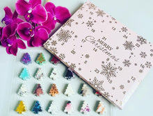 Load image into Gallery viewer, Chistmas Advent Calendar - 24 Days plus bonus Christmas Day Snowflake Wax Melt