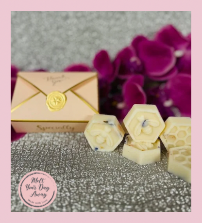 Mini Thank You Gift Box - containing 6 Beehive Soy Wax Melts