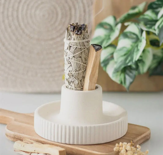 TAZÓN PARA MANCHAS CON ACANALADO DE CREMA