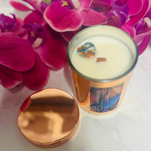 Load image into Gallery viewer, Hello Autumn 🍂 Velvet Plum &amp; Golden Embers Soy Candle
