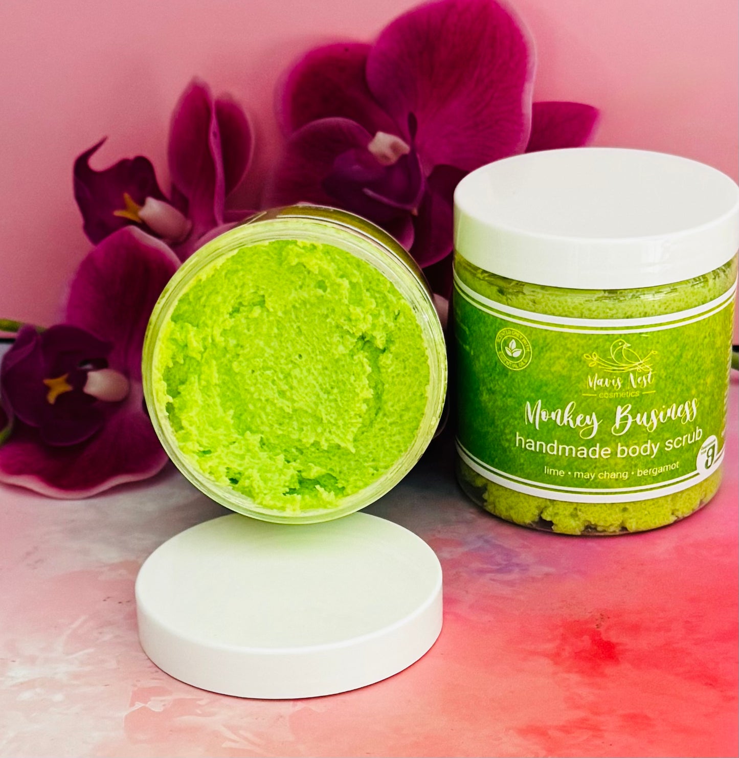 Mavis Nest Sugar Soap Body Scrub