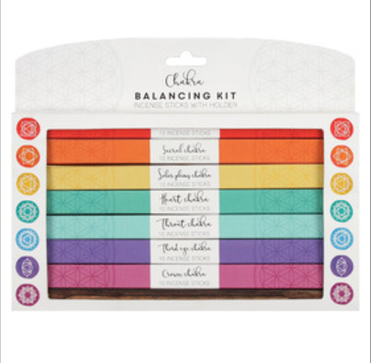 Kit de incienso para equilibrar los chakras
