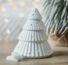 Load image into Gallery viewer, Preorder (shipping end October) - Christmas Tree Ceramic Wax Burner
