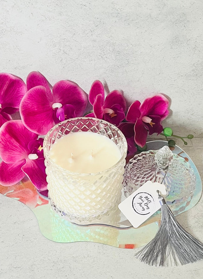 Deluxe Geo Soy Candle