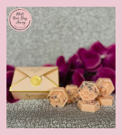 Mini Thank You Gift Box - containing 6 Beehive Soy Wax Melts