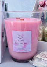 Load image into Gallery viewer, XL Triple Wood Wicked Soy Candle - Sweet Citrus
