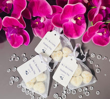 Load image into Gallery viewer, Wedding Favors ~ 3 Heart Soy Wax Melts ~ Wedding Day Fragrance
