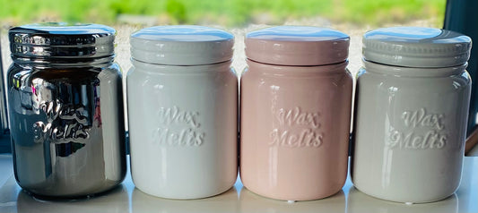 Ceramic Wax Melts Storage Jar