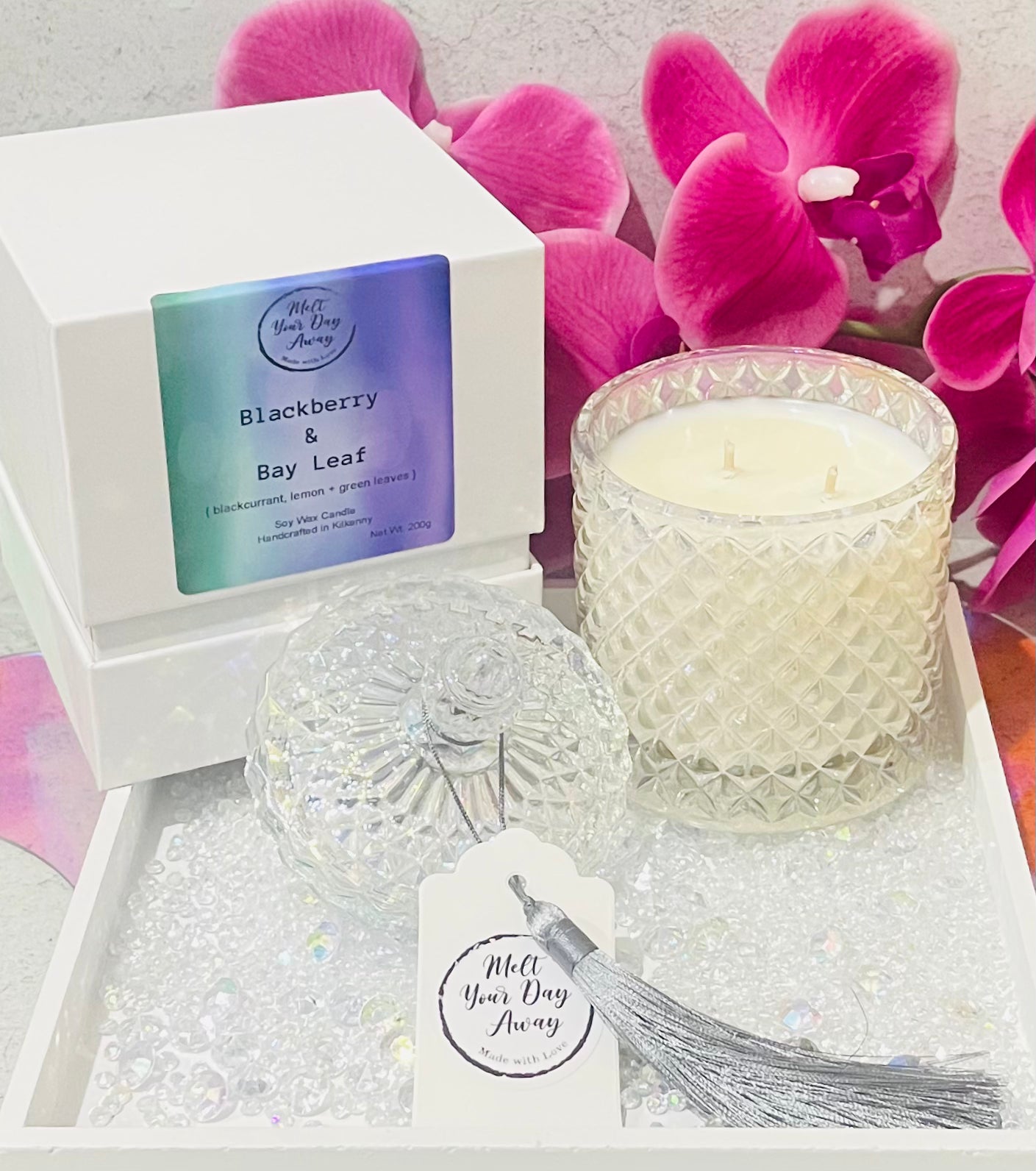 Deluxe Geo Soy Candle