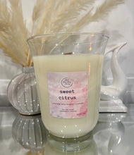 Load image into Gallery viewer, XL Triple Wood Wicked Soy Candle - Sweet Citrus
