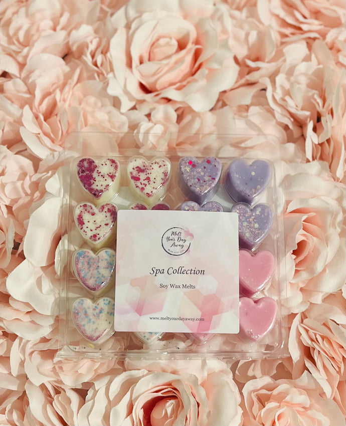 16 Heart Clamshell - Spa Collection